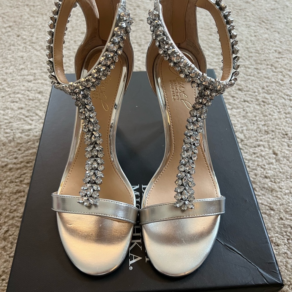 Badgley Mischka JANNA sandal, Silver